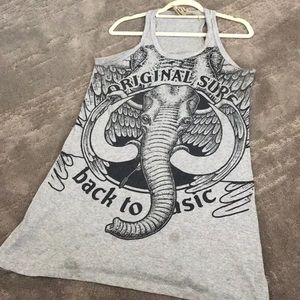 Original Surf Elephant Tank Dress - L/XL